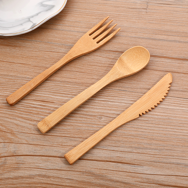 3pcs/set Bamboo Cutlery Set wi – Bamboo Cutlery Travel recenzja i cena