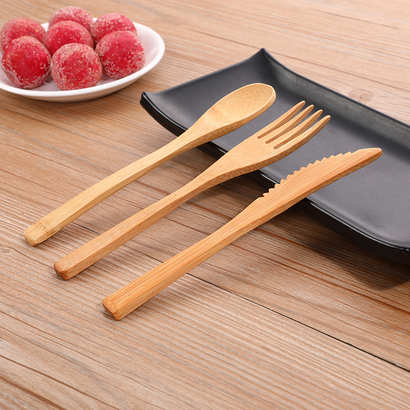 3pcs/set Bamboo Cutlery Set wi – Bamboo Cutlery Travel recenzja i cena