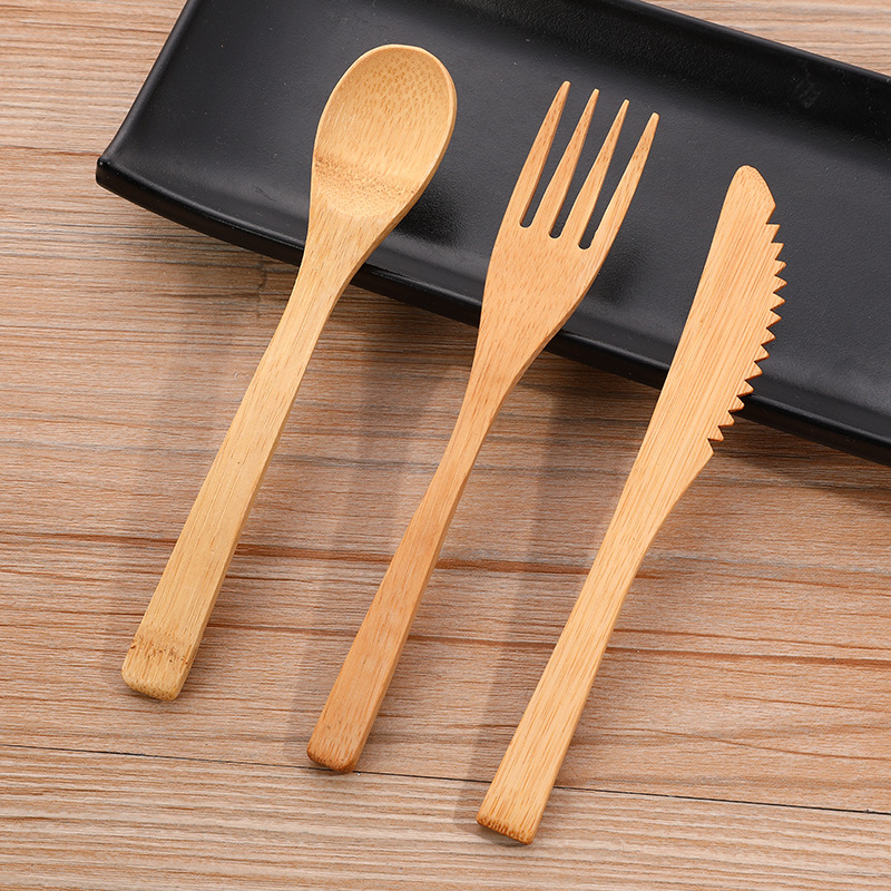 3pcs/set Bamboo Cutlery Set wi – Bamboo Cutlery Travel recenzja i cena