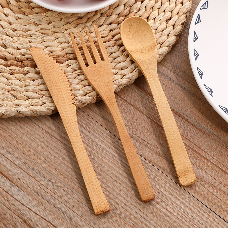 3pcs/set Bamboo Cutlery Set wi – Bamboo Cutlery Travel recenzja i cena