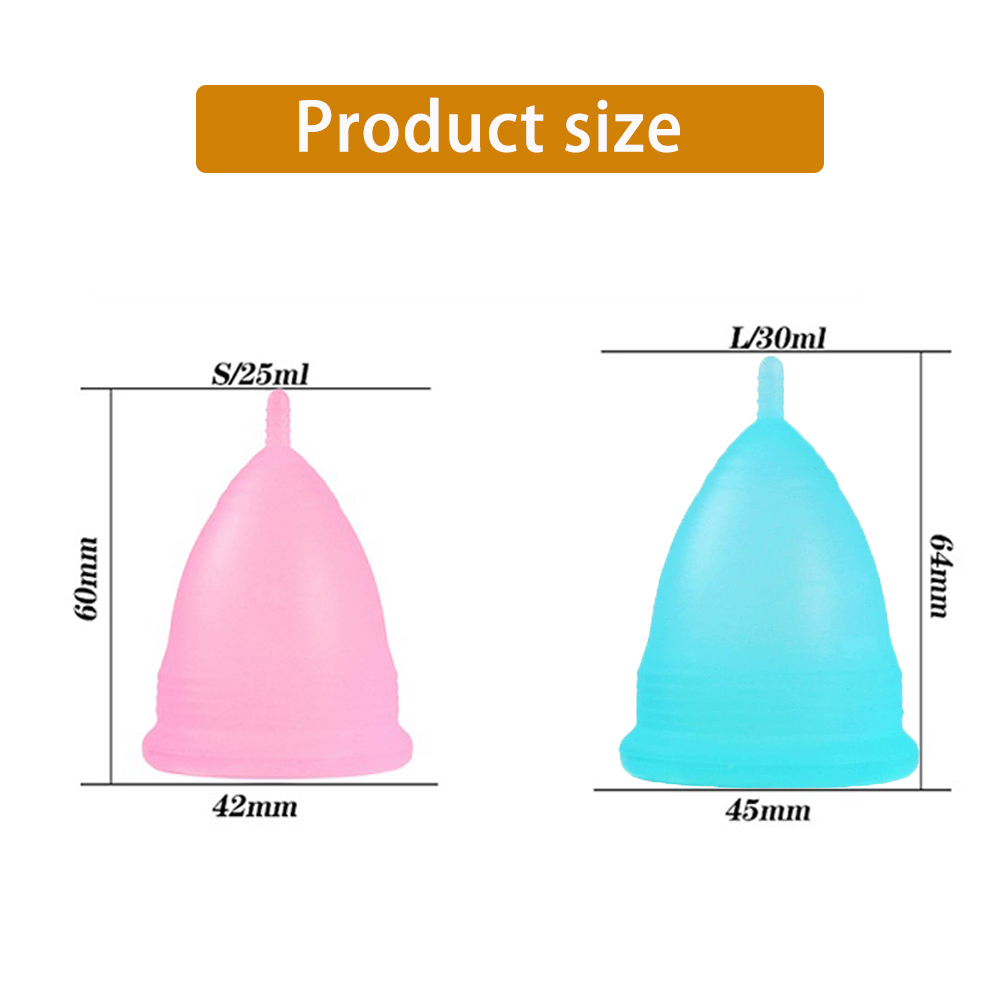 2Pcs Women Menstrual Cup Medic – Menstrual Cup Silicone recenzja i cena