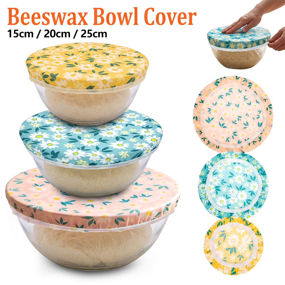 3Pcs Beeswax Bowl Cover Reusab – Beeswax Food Cover recenzja i cena