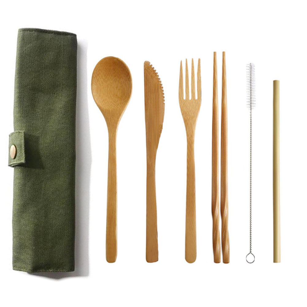 Reusable Bamboo Cutlery Set Ba – Bamboo Cutlery Travel recenzja i cena