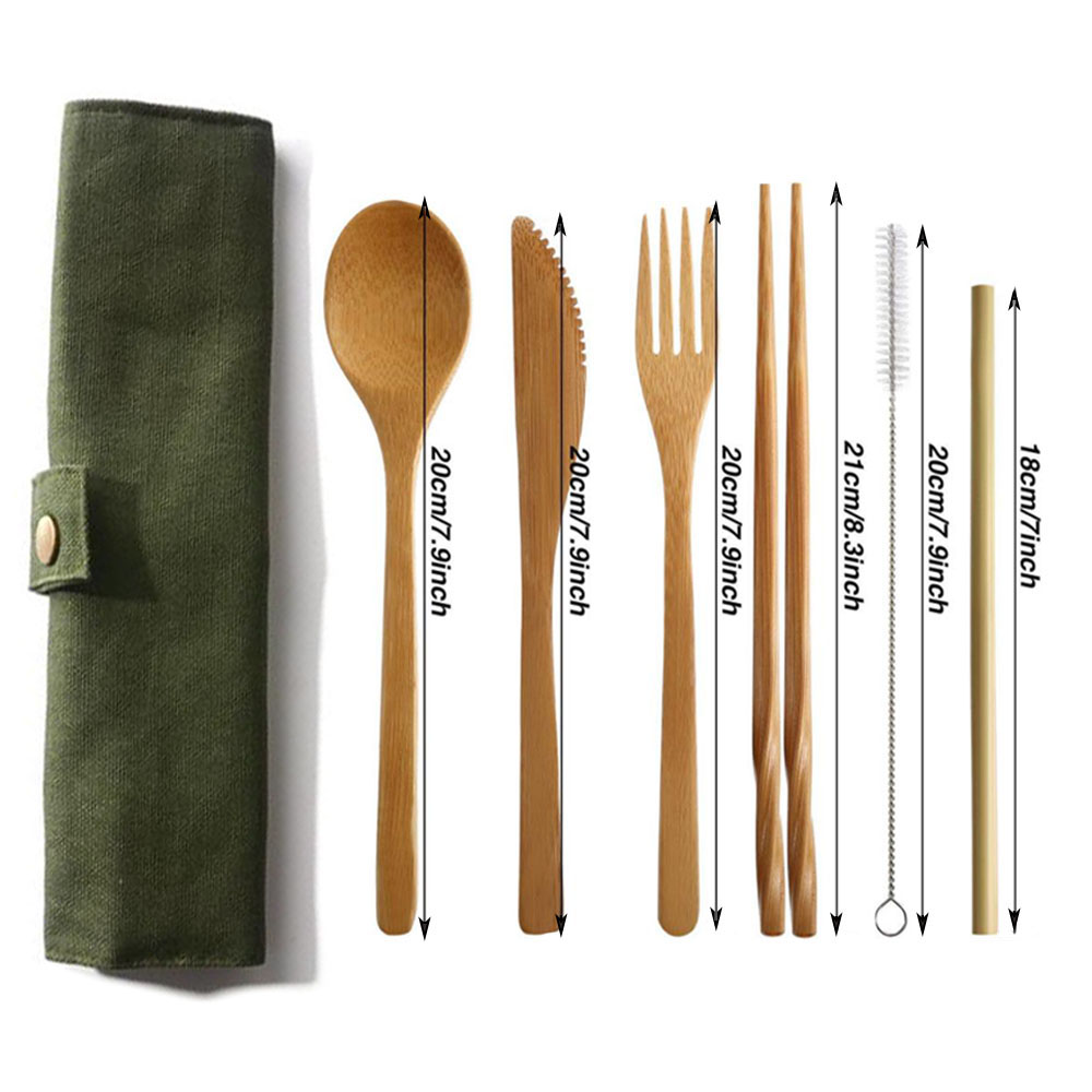 Reusable Bamboo Cutlery Set Ba – Bamboo Cutlery Travel recenzja i cena
