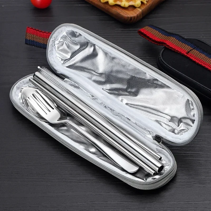 8Pcs/set Tableware Reusable Tr – Bamboo Cutlery Travel recenzja i cena