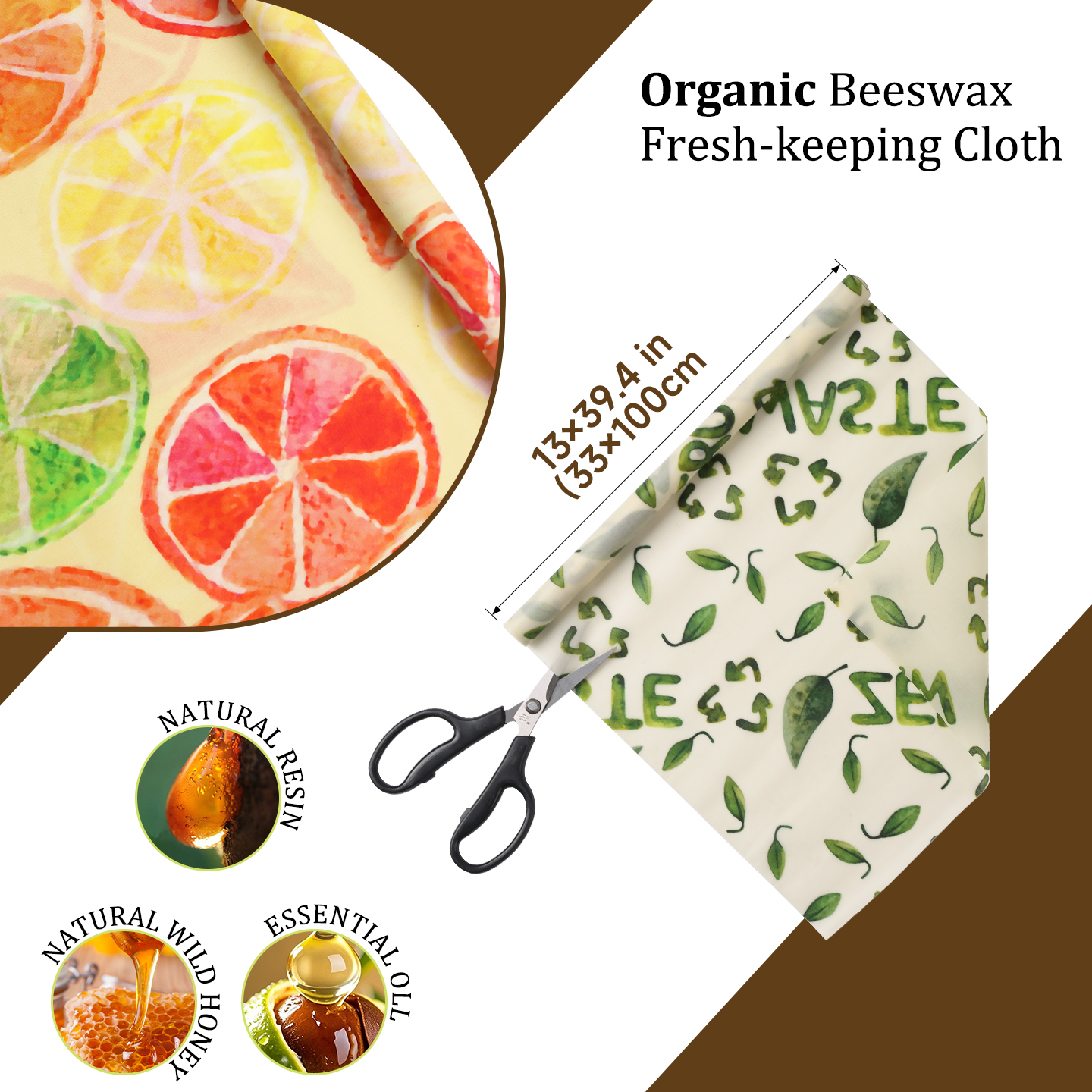 33x100cm Cropable Reusable Bee – Beeswax Food Cover recenzja i cena