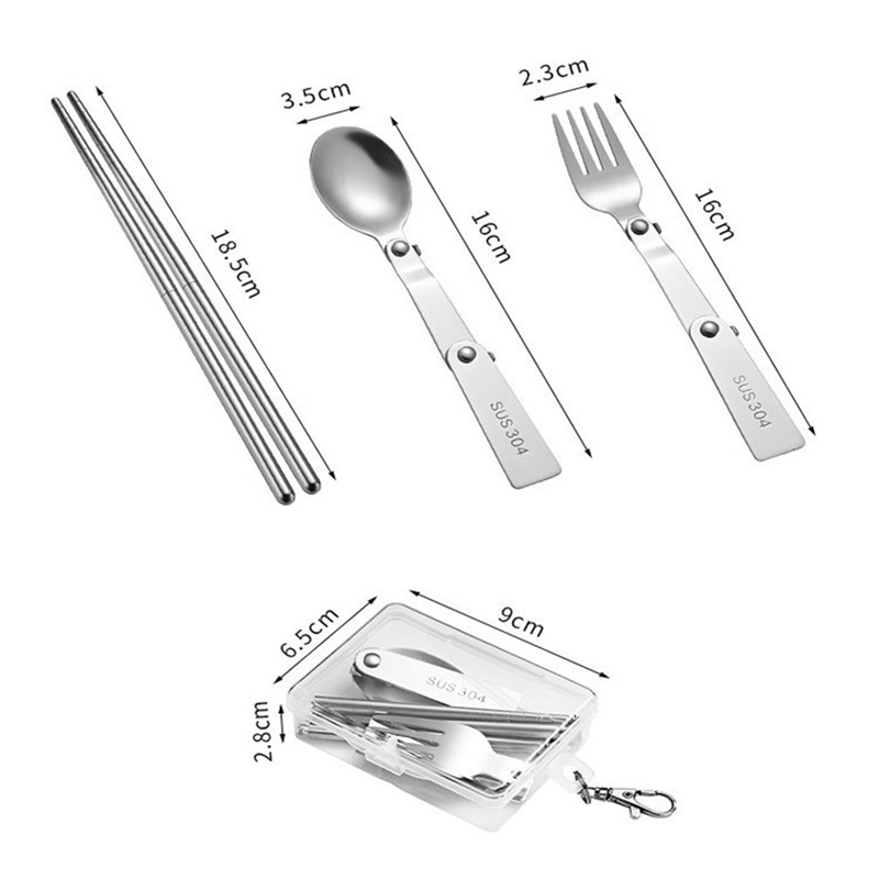 1Pc/3Pcs Portable Outdoor Cutl – Bamboo Cutlery Travel recenzja i cena