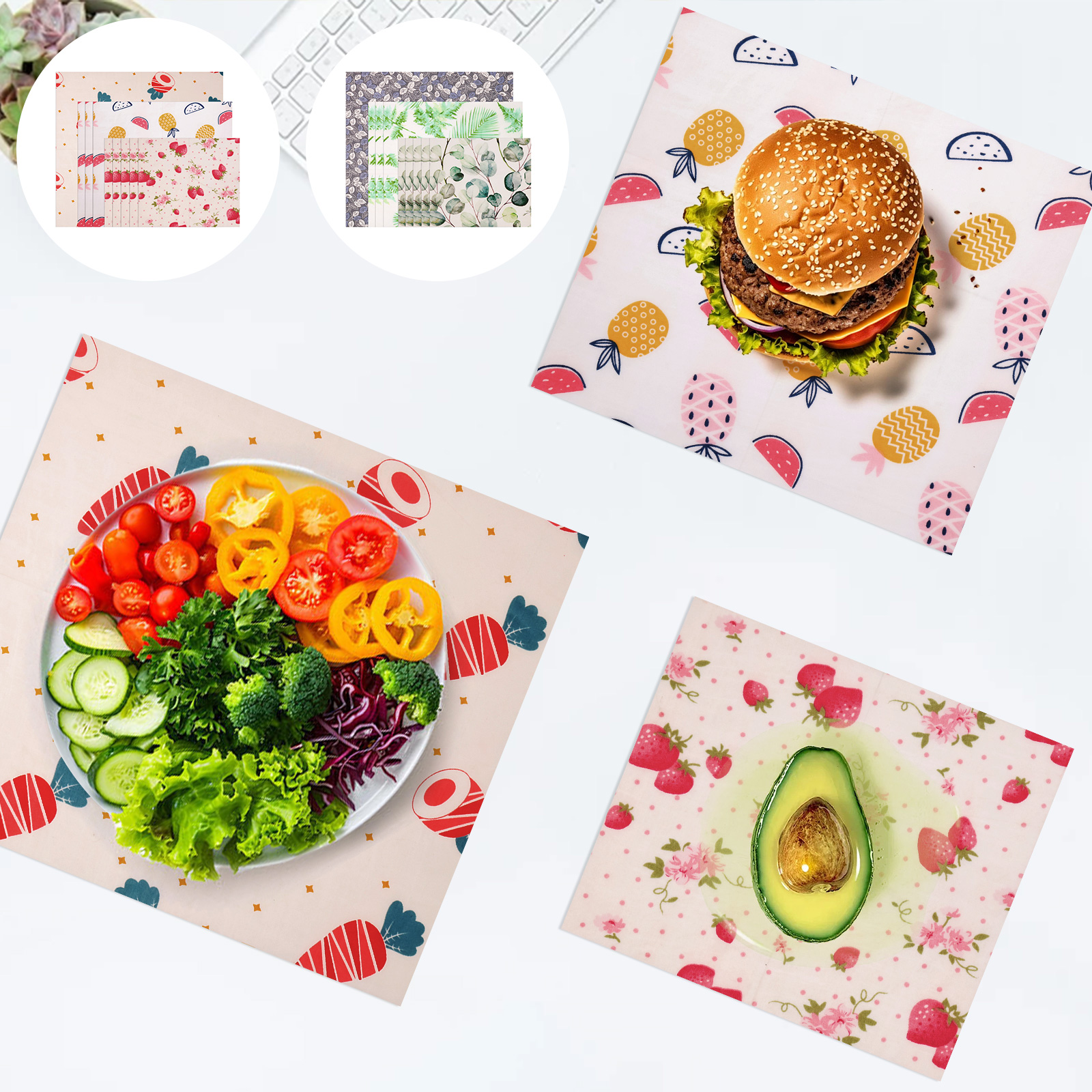 9 Pcs Reusable Beeswax Wrap fo – Beeswax Food Cover recenzja i cena