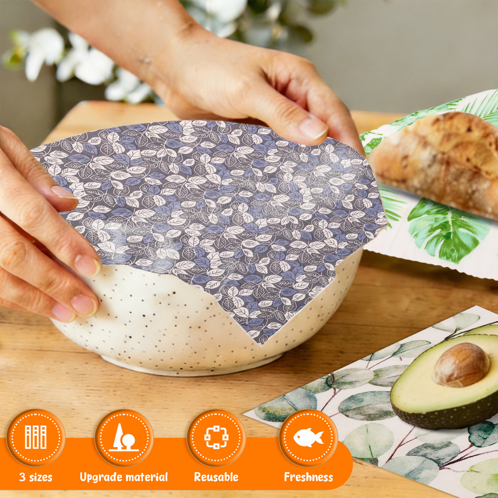 9 Pcs Reusable Beeswax Wrap fo – Beeswax Food Cover recenzja i cena