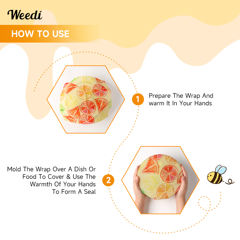 WEEDI 6PCS Plastic-Free Reusab – Beeswax Food Cover recenzja i cena