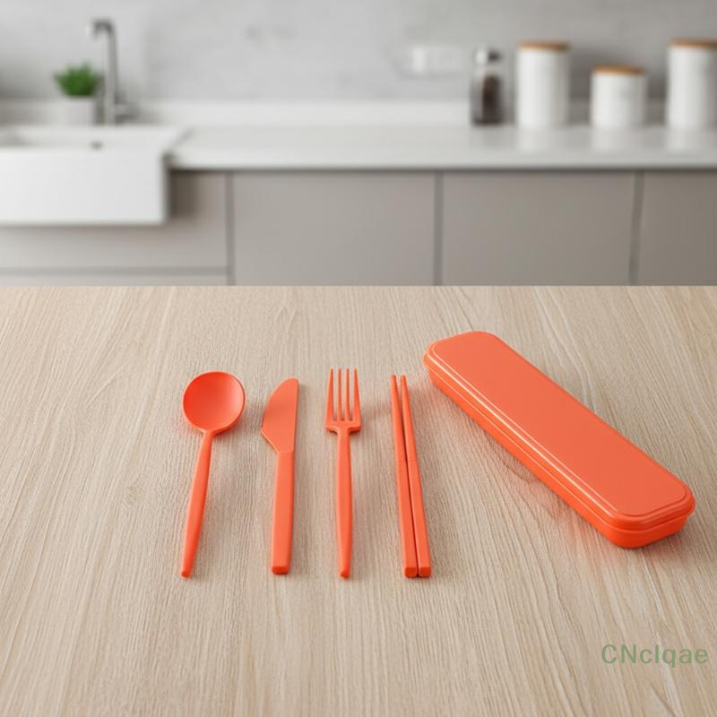 [TG813]Wheat Straw Tableware S – Bamboo Cutlery Travel recenzja i cena