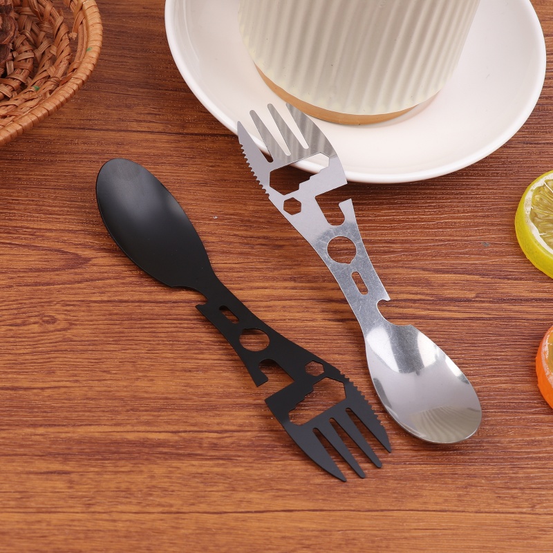 1/5Pcs 10-in-1 Stainless Steel – Bamboo Cutlery Travel recenzja i cena