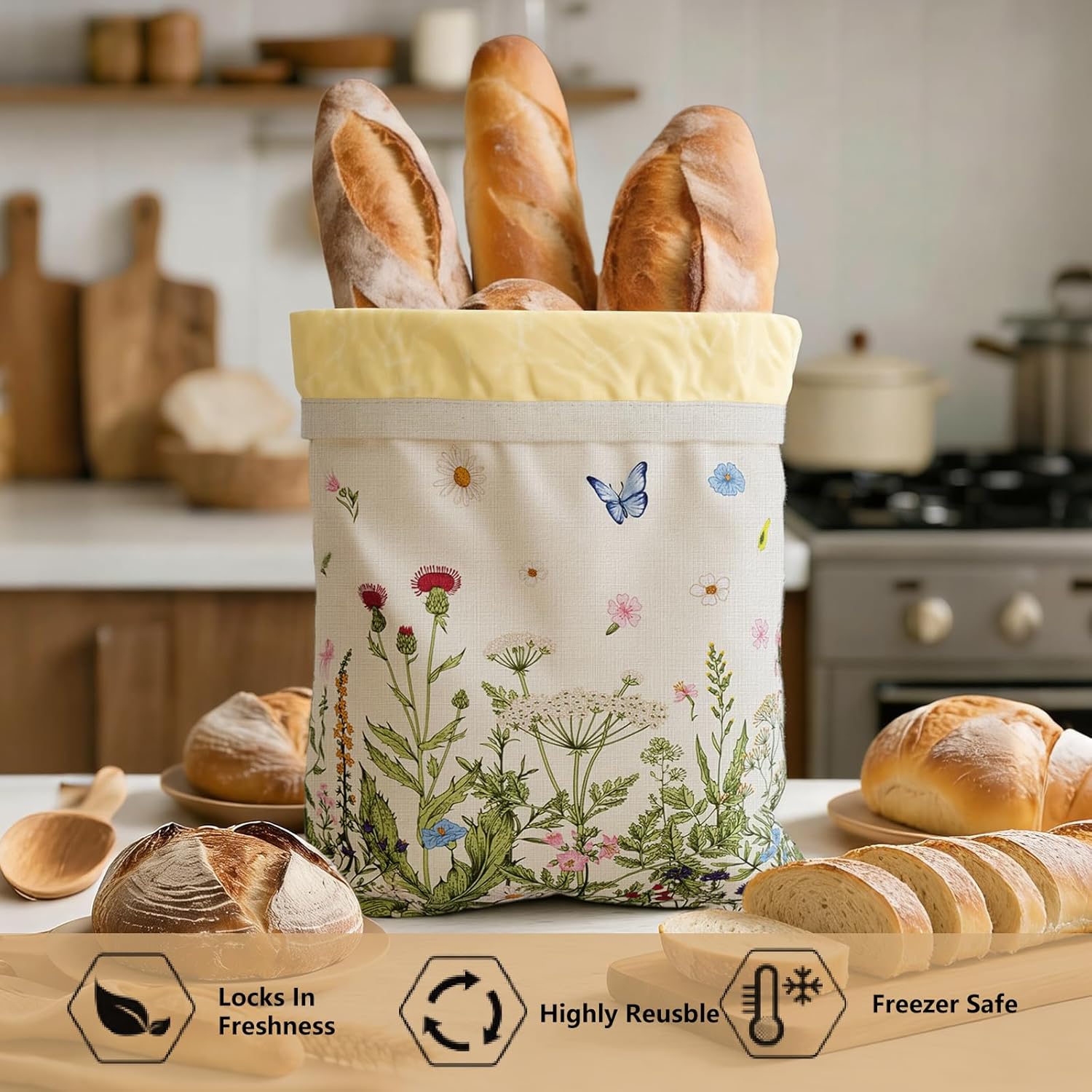 Reusable Beeswax Bread Bags fo – Beeswax Food Cover recenzja i cena