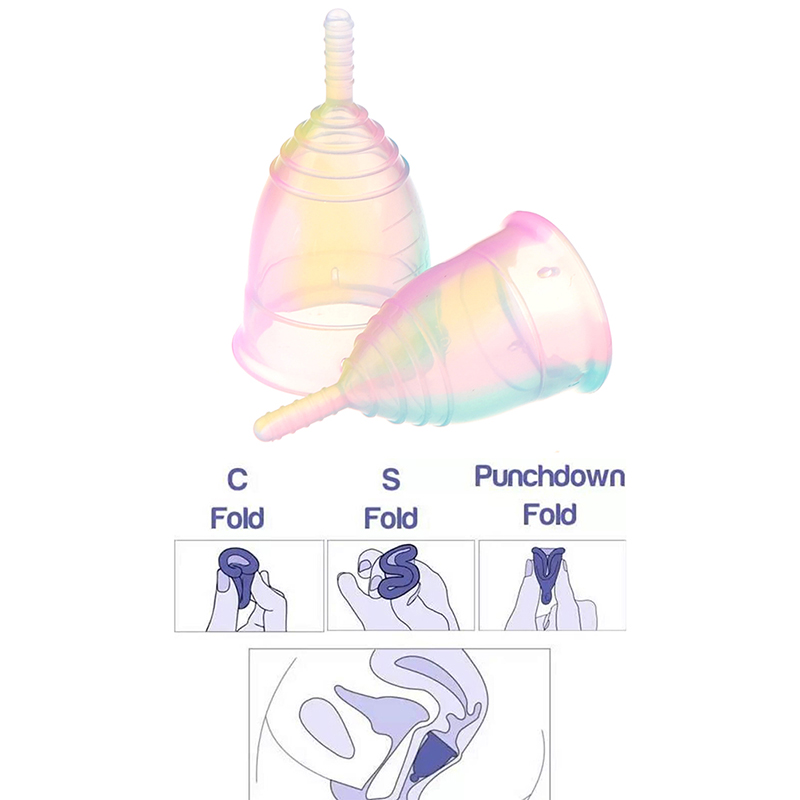 1PCS Women Colorful Cup Medica – Menstrual Cup Silicone recenzja i cena