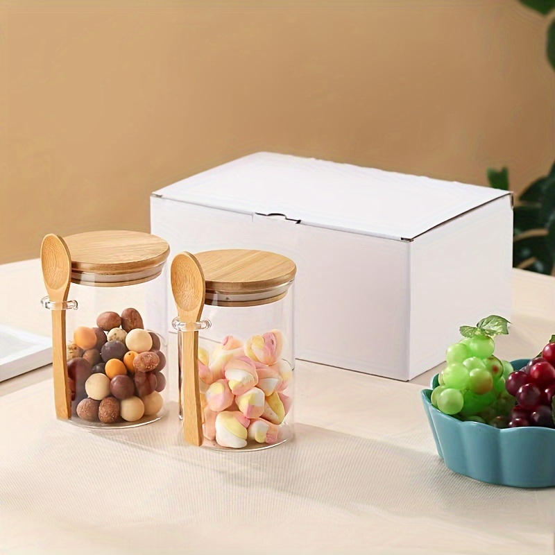 280ml Candy Jar, Biscuit Jar,  – Bamboo Cutlery Travel recenzja i cena